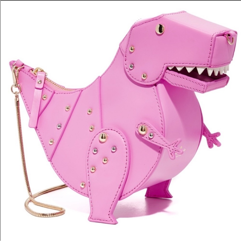 Kate Spade Trex Dinosaur Pink Crossbody Purse Bag